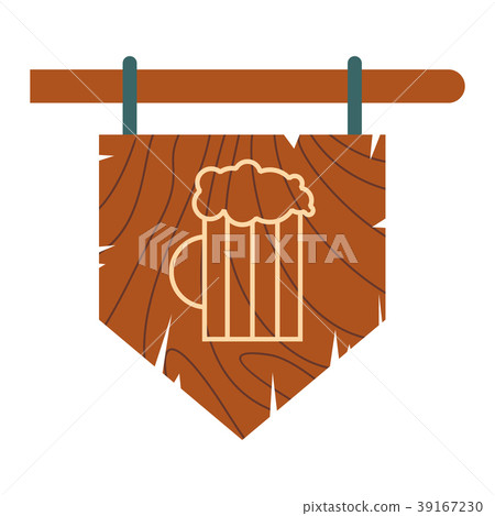 Street signboard of pub icon Street signboard of pub icon 39167230