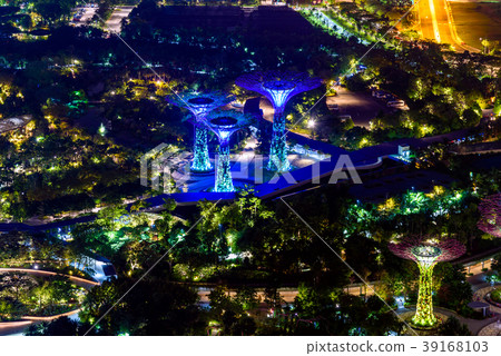 Singapore Gardens by the Bay Night view 39168103