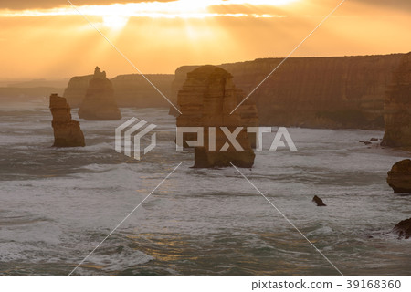 大洋路，澳大利亞，HDR圖像十二位傳道者 39168360