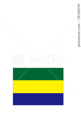Flag of the world Gabon 39168544