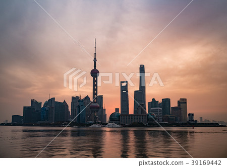 The dawn of a skyscraper in China, Shanghai 39169442