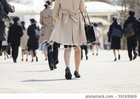 Walking back in a suit 39169869