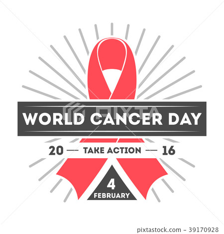 World cancer day label  39170928