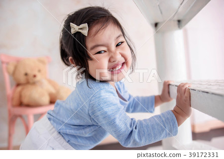 Happy 2 Years Old Child Smiling Happy 2 Years Old Child Smiling 39172331