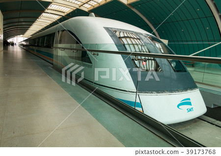 Linear motor car at Shanghai Pudong Airport Linear motor car at Shanghai Pudong Airport 39173768