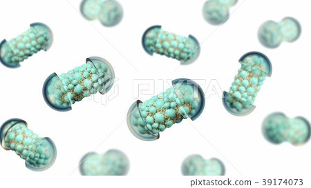 Colorful abstract chaotic structure balls inside 39174073