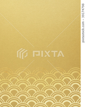 背景 - 金箔波 背景 - 金箔波 39174798