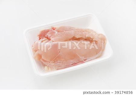 Raw chicken breast meat 39174856