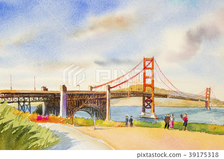 Golden gate bridge in San Francisco, USA 39175318