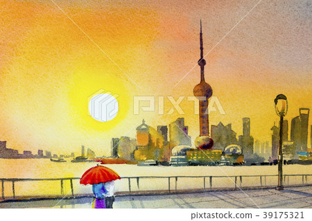 Beautiful shanghai, in China. 39175321