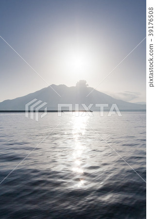 Portrait Sakurajima view from Kagoshima, Kyushu 39176508