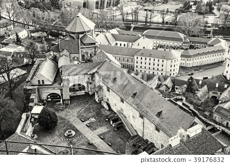 Esztergom castle, Hungary, colorless Esztergom castle, Hungary, colorless 39176832