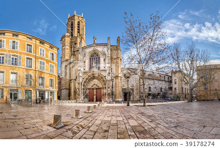 The Aix Cathedral in Aix-en-Provence, France 39178274