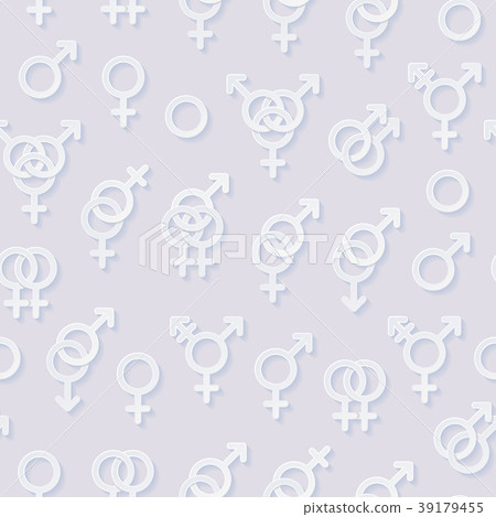 Seamless pattern with sexuality symbols 39179455