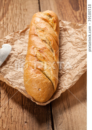Garlic baguette. Garlic baguette. 39180518