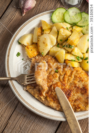 Fried pork chop. Fried pork chop. 39180654