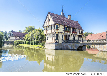 Medieval gatehouse and bridge of the Steinfurt Medieval gatehouse and bridge of the Steinfurt 39180703