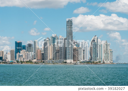 Skyline of Panama City modern skyscraper buildings Skyline of Panama City modern skyscraper buildings 39182027