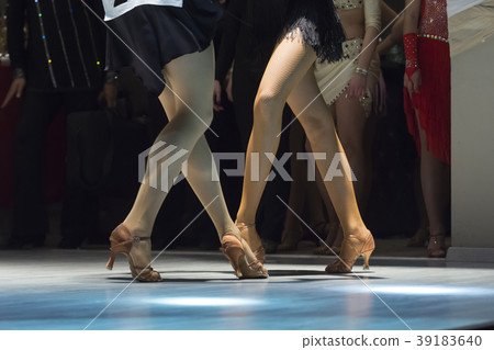 2 young girls dancing together 2 young girls dancing together 39183640