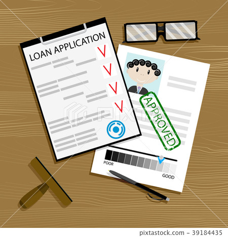 Loan application approved 39184435