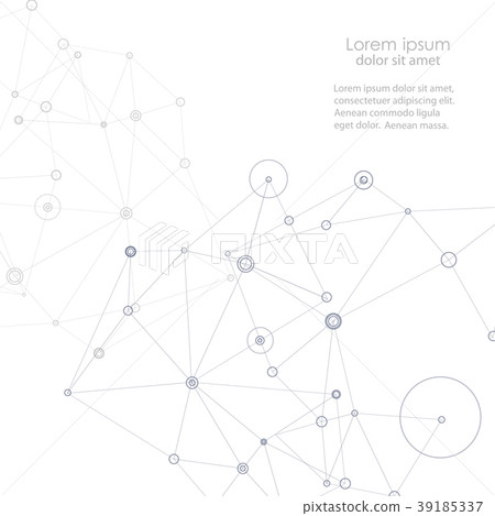 Molecule structure vector background Molecule structure vector background 39185337