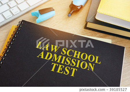 LSAT Law School Admission Test on a desk. LSAT Law School Admission Test on a desk. 39185527