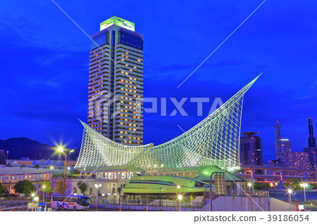 Night view of Kobe Maritime Museum, Hotel Okura Night view of Kobe Maritime Museum, Hotel Okura 39186054