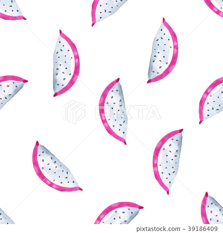 Pitaya. Tropical pattern of exotic fruit Pitaya. Tropical pattern of exotic fruit 39186409