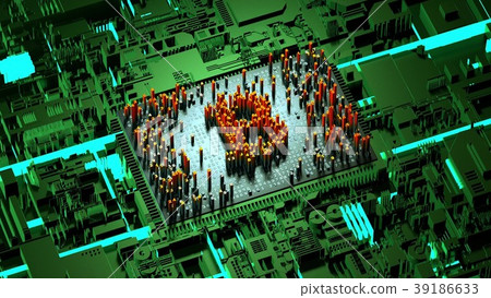 Abstract numbers Random motion in the form of 39186633