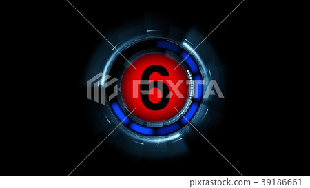 Countdown leader graphic number 6 39186661