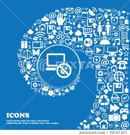 bug find icon sign. Nice set of beautiful icons tw 39187107