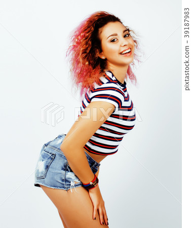 young happy smiling latin american teenage girl young happy smiling latin american teenage girl 39187983