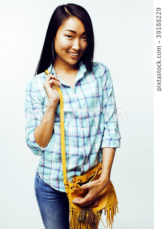 young pretty long hair asian woman happy smiling young pretty long hair asian woman happy smiling 39188229