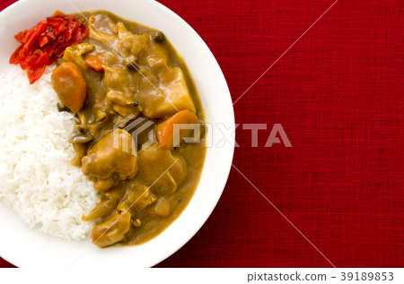 Curry and rice  39189853