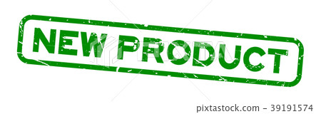 Grunge green new product square rubber seal stamp 39191574
