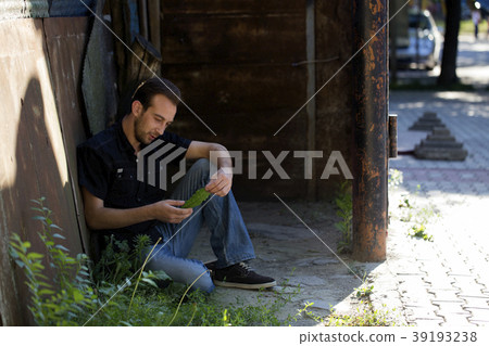 Man and a city. Man and a city. 39193238