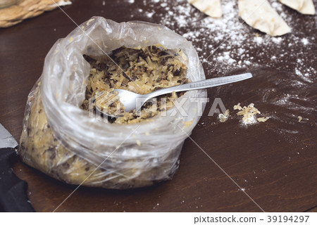 Stuffing of cabbage and mushrooms for Dumlings Stuffing of cabbage and mushrooms for Dumlings 39194297