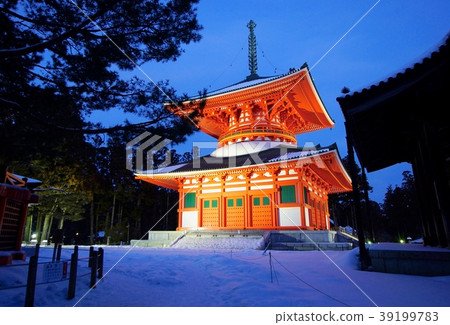 和歌山和歌山縣伊東郡高野町內本大東的夜景 39199783