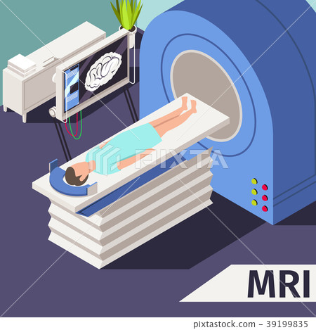 Medicine concept MRI scan and diagnostics Patient 39199835