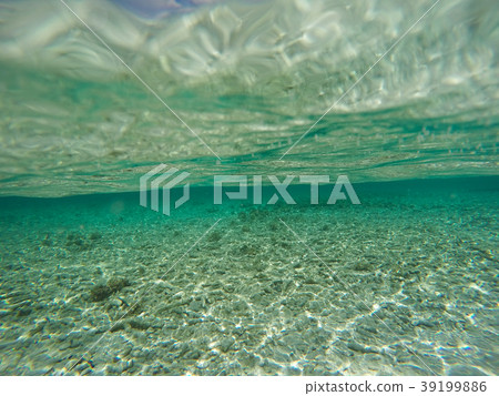 clear turquoise ocean water - underwater pattern clear turquoise ocean water - underwater pattern 39199886