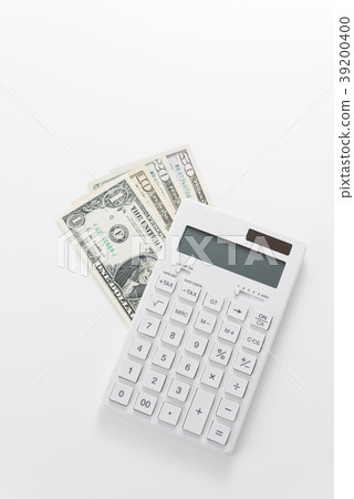 Dollar bills and calculator Dollar bills and calculator 39200400