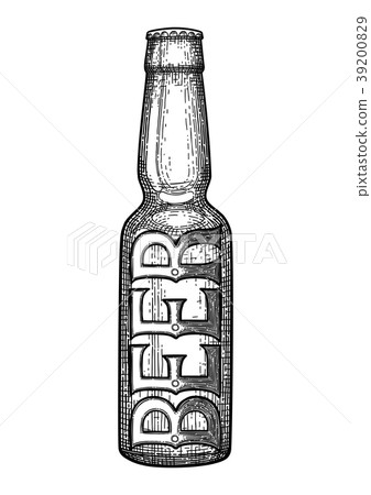 Graphic bottle of beer Graphic bottle of beer 39200829