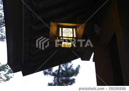 Kanagawa Prefecture Samukawa Shrine Hanging lanterns Kanagawa Prefecture Samukawa Shrine Hanging lanterns 39200886