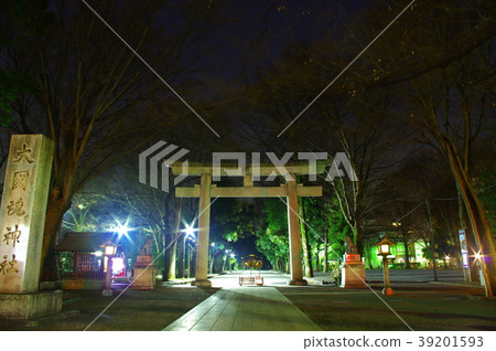 Okunata Shrine in the night Okunata Shrine in the night 39201593