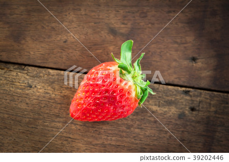 fresh strawberry on wood fresh strawberry on wood 39202446