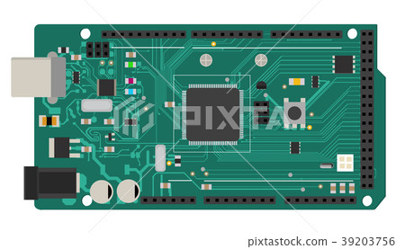 DIY electronic mega board with a microprocessor DIY electronic mega board with a microprocessor 39203756