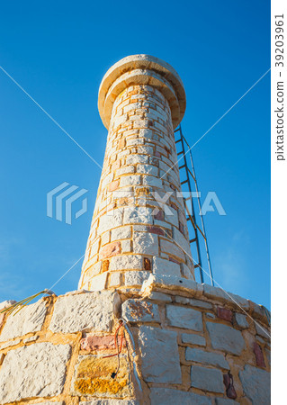 Lighthouse in old harbor in Rethymno, Crete Lighthouse in old harbor in Rethymno, Crete 39203961