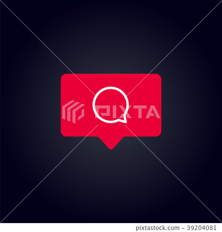 Counter Notification Icon. 39204081