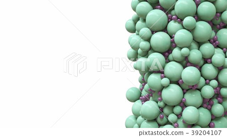 Colorful abstract chaotic structure balls 39204107