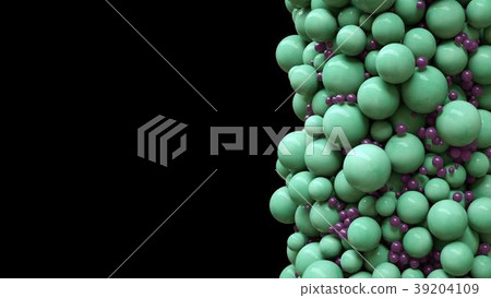 Colorful abstract chaotic structure balls Colorful abstract chaotic structure balls 39204109